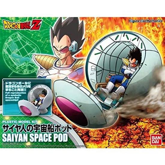 Figure-rise Mechanics Dragon Ball Saiyan Spaceship Pod Pre-Colored Plastic Model BAN210526