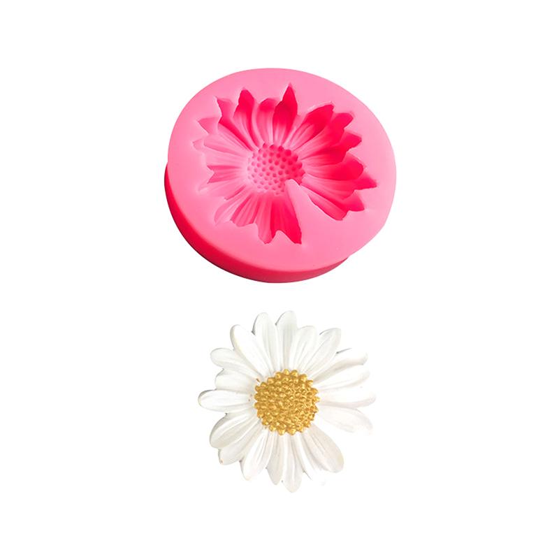 Gänseblümchen Duftkerze Silikonform Sonnenblume Aromatherapie Seifenform DIY Blume Handgemacht Harz Gipsform Heim Backform