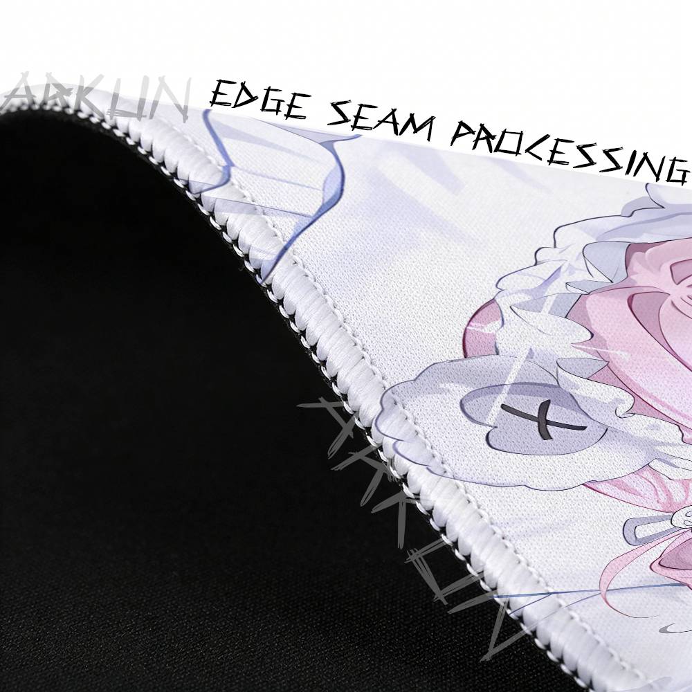Pink Cute Anime Girl Mouse Pad Creative Cartoon Office Dormitory Decoration Carpet Kawaii Notebook Anti Slip Mat Makeup Desk Mat
