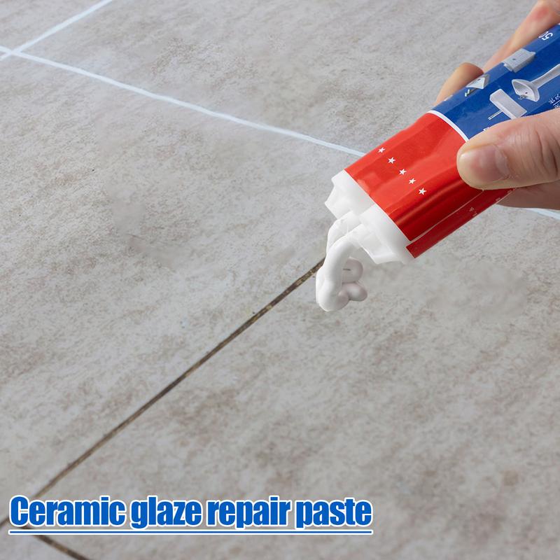 Ceramic Tile Hole Filler Tile Paste Porcelain Repair Crack Filler Chip Filler Paste Tile Repair Sealing Paste for Ceramic Tile