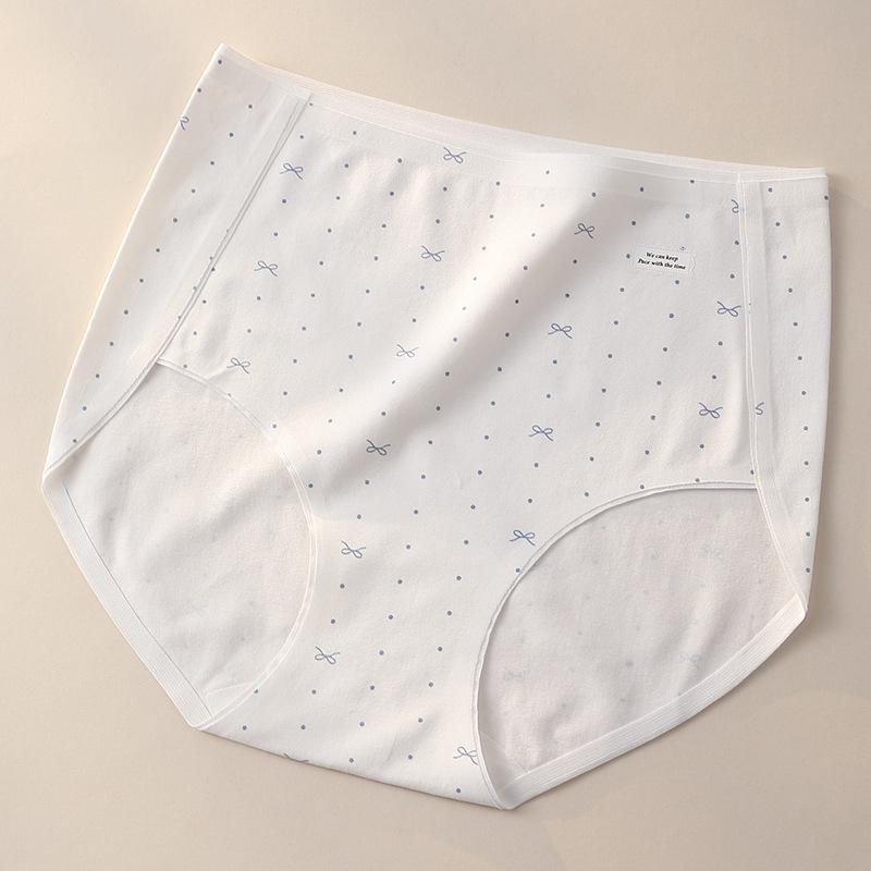 Large Size Women's Pure Cotton Summer and Spring 10A Anti Bacterial Long Crotch Lifting Buttocks Seamless Flat Crotch Underwear