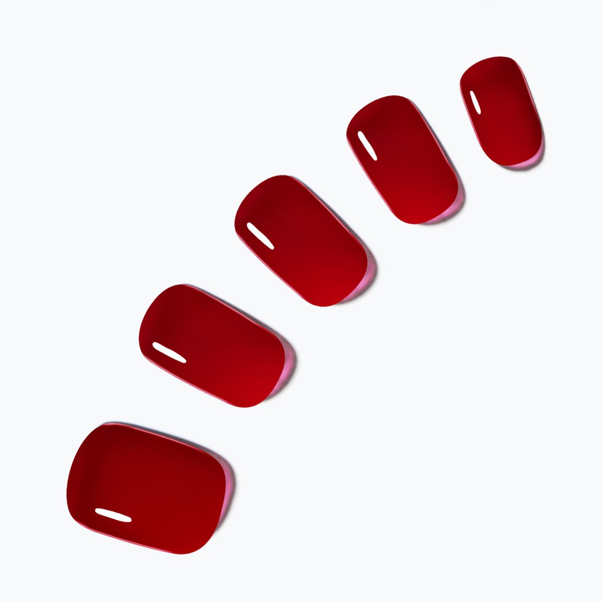 Dashing Diva Magic Press Burgundy (Regular Round) Nail Tips