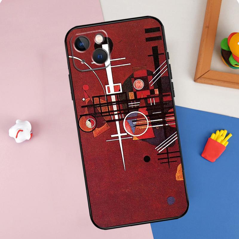 Wassily Kandinsky Abstract Artistic Phone Case For iPhone 16 Pro Max 11 12 13 14 15 Pro Max Mini 16e 15 16 Plus XR Cover Shell