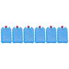 6Pcs Ice Blocks for Food Drink Cooling Brick Packs Beach BBQ Camping