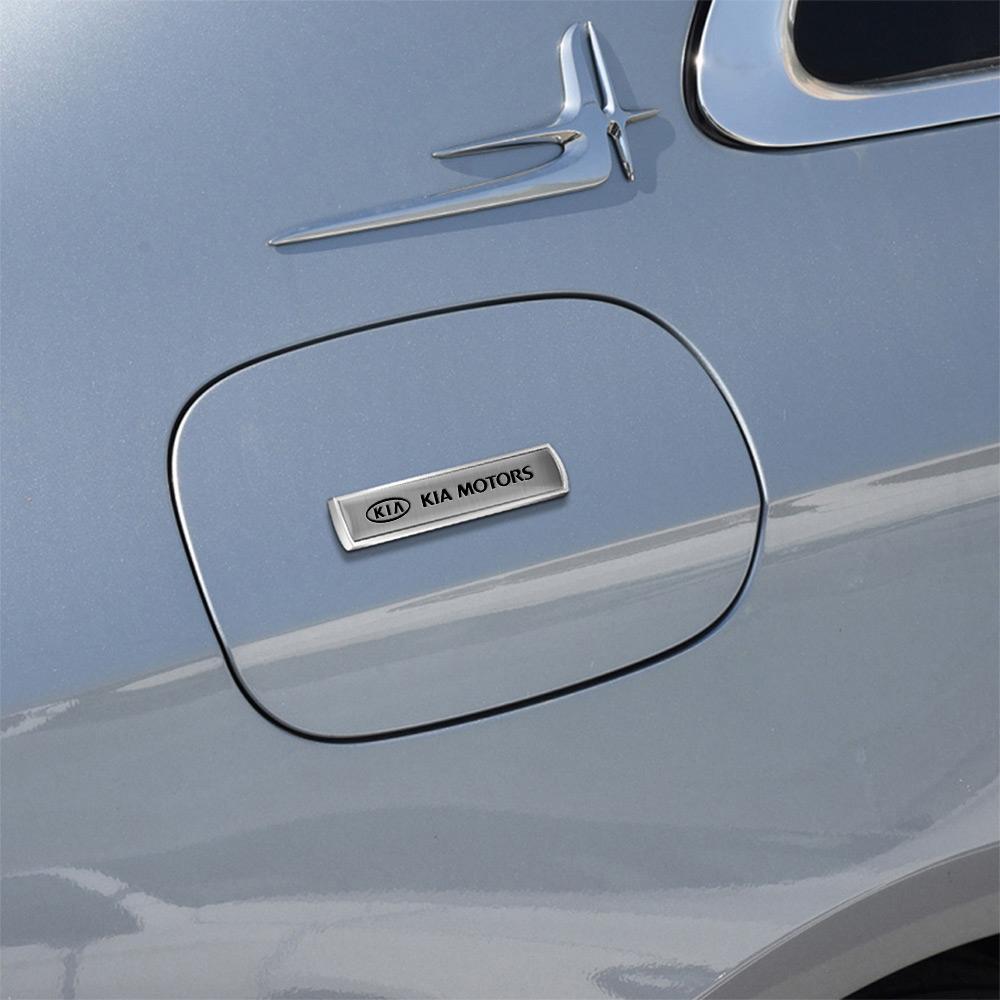 2026 Hot Car Sticker 1Pcs Car Metal Emblem Car Fender Side Tail Body Stickers For Kia Sportage Rio 3 Soul Picanto EV6 Cerato Nir