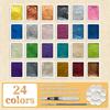 Pearlescent Solid Watercolor Paint Set Pigment Solid Paint Portable Art Kit Color Watercolor Painting Artists School Supplies
