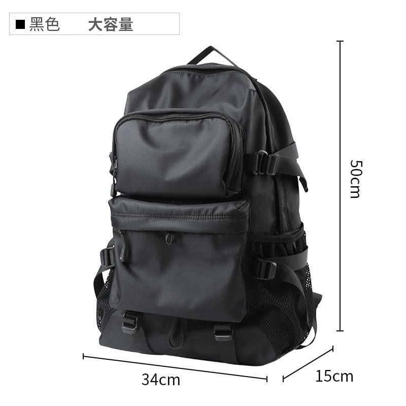 LEOLEO Backpack for Men and Women, Large Capacity, Town Backpack, Business Backpack, Women's Backpack, Black, Outdoor Backpack, School Backpack, High