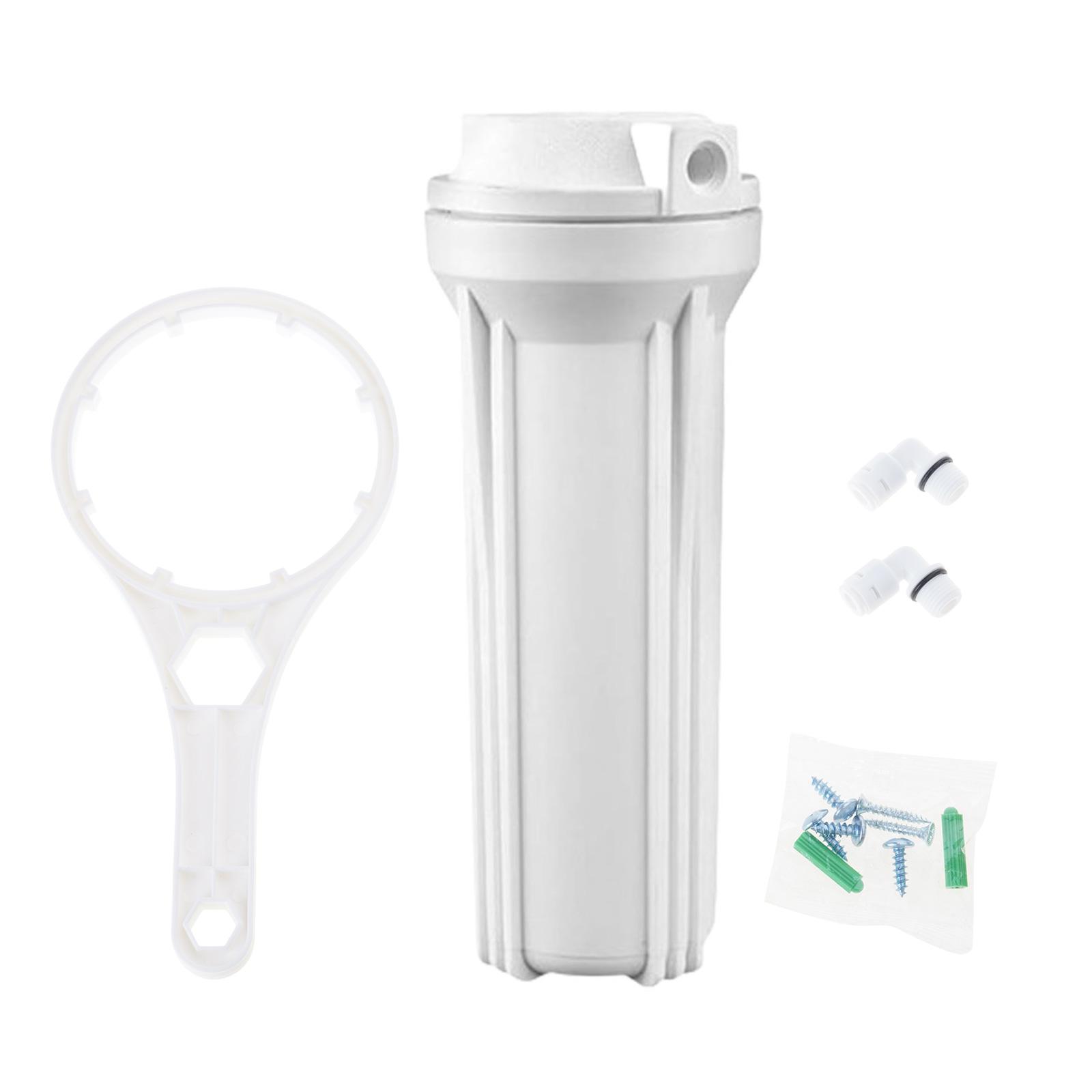 

10-дюймовый корпус фильтра для воды обратного осмоса, оболочка мембранного фильтра для домашнего и офисного использования, с простой установкой