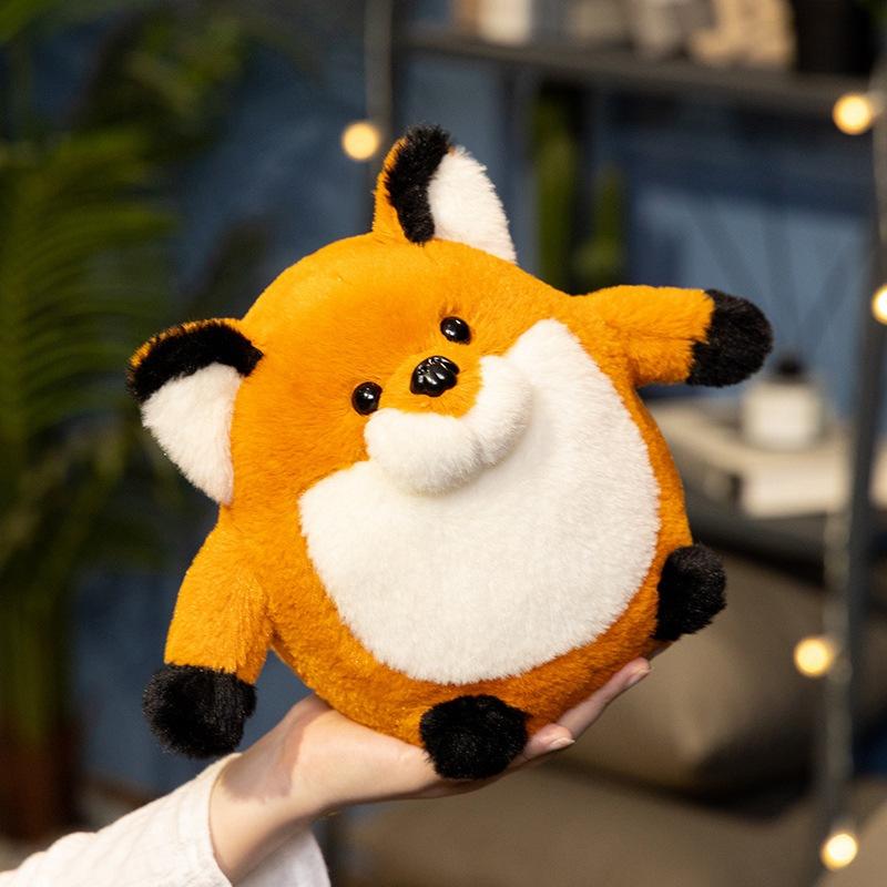 Cute Cute Chubby Fox Doll Plush Toy Little Fox Doll Children Soothing Doll Birthday Gift