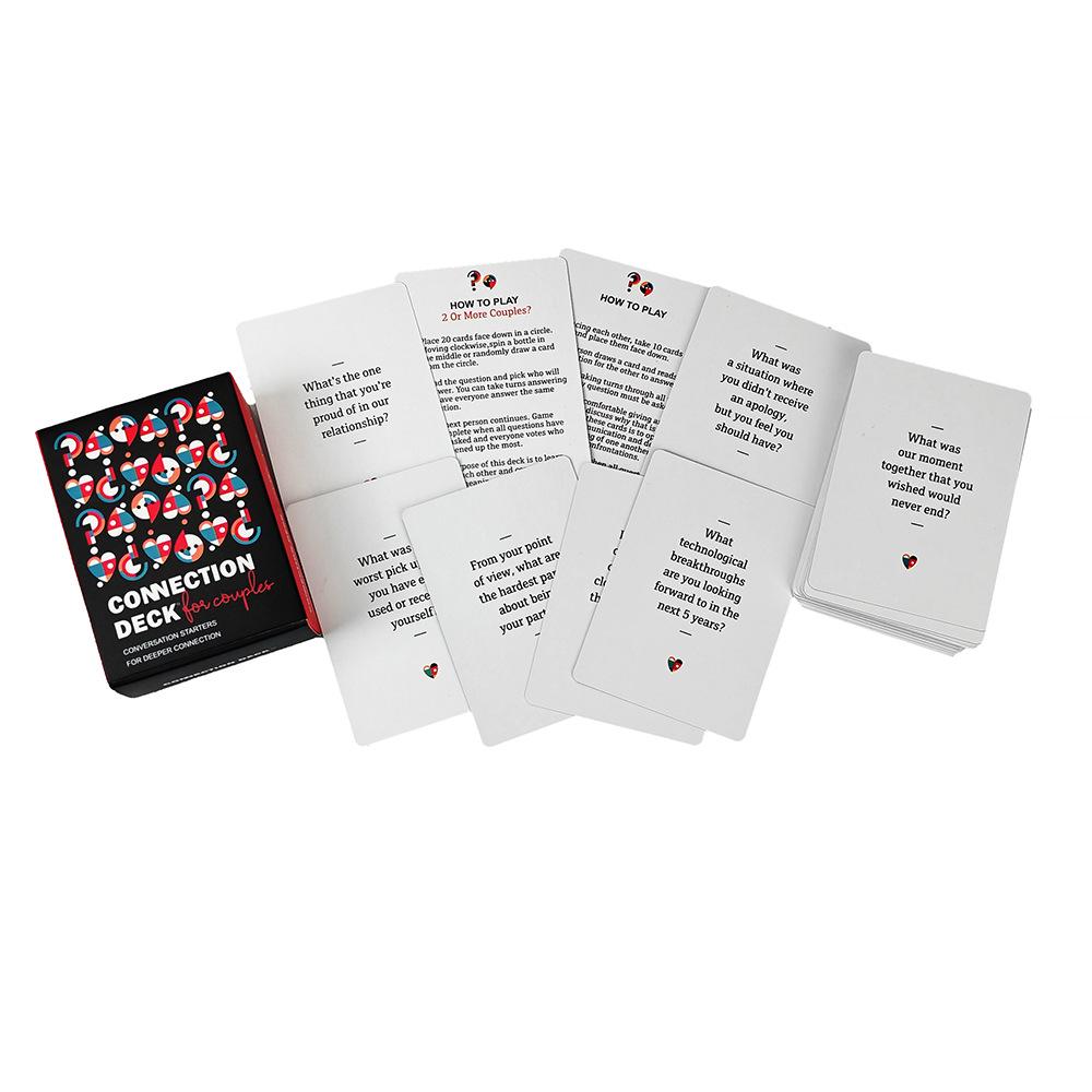 English Version Comeciton Deck Couple Game Cards, Affectionate