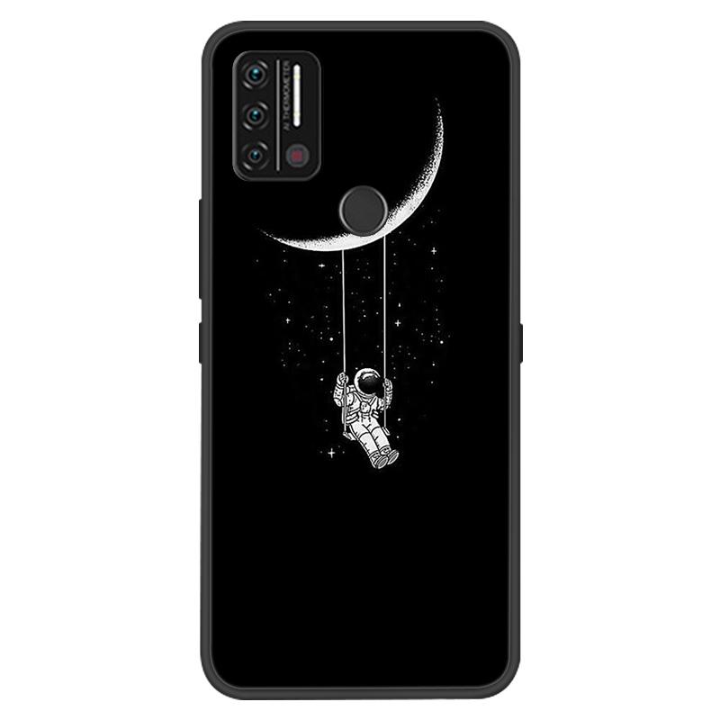 Custodia Per Umidigi A7 A9 Pro Custodie Morbido Silicone Protezione Stampa Coperture Nere per Umidigi A9 A7 Pro Funda Coque A9Pro A 9 Capa