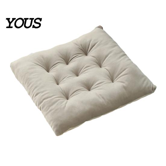 Warm Winter Seat Cushion Square Chair Cushion, Soft Plush with Straps, 15.75" X Comfortable Floor Sitting Pillow Non Slip Pad for Dining Room
