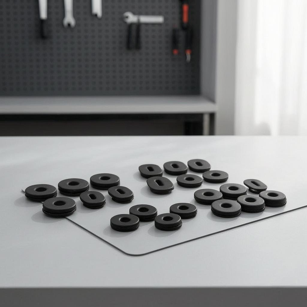 Motorcycle Side Cover Rubber Gasket Set for CG125 GN125 GS125 WY125