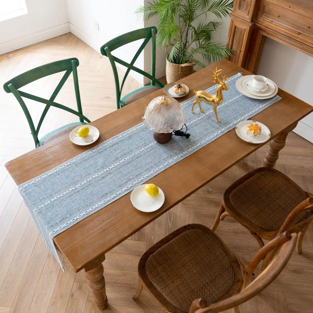 Hollow Design Rustic Banquet Table Runner Long Dining Table Cover Party Table Linen Wedding