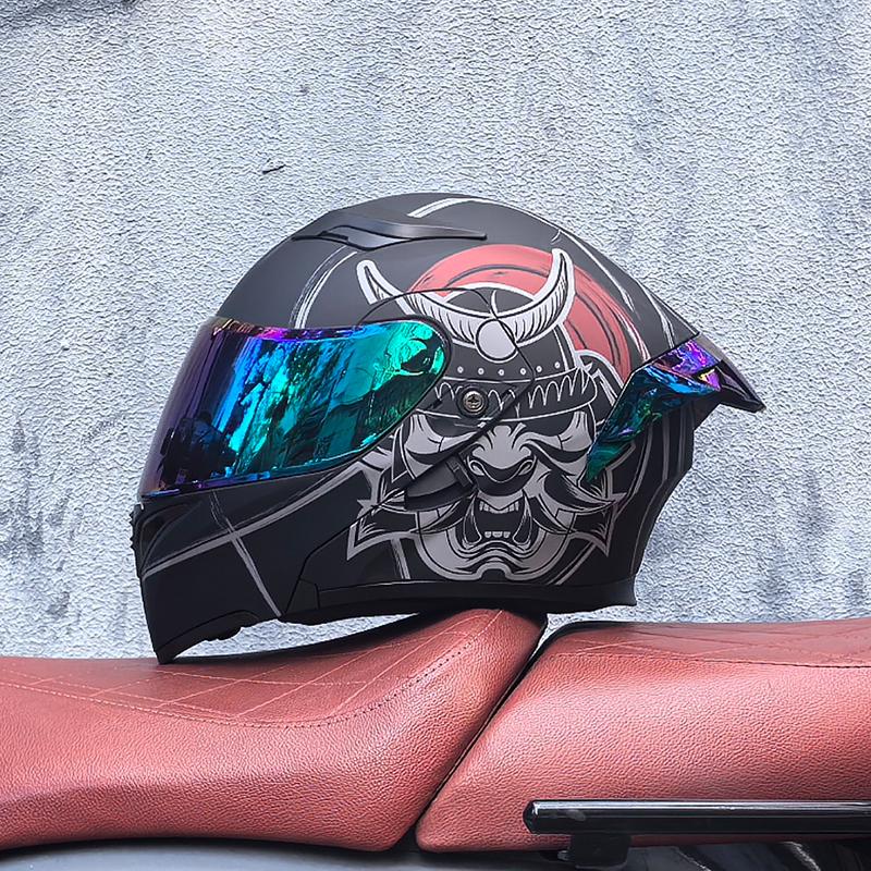 ORZ-169 Motorcycle helmets Double Visors Modular Flip Up helmet DOT approved Full face casque moto racing Motocross helmet DOT