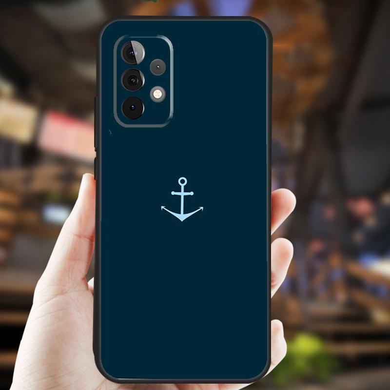 Nautical Anchor Boat Sea Case For Samsung Galaxy A34 A06 A05 A32 A16 A55 A36 A26 A54 A14 A22 A52 A35 A15 A53 A13 A56