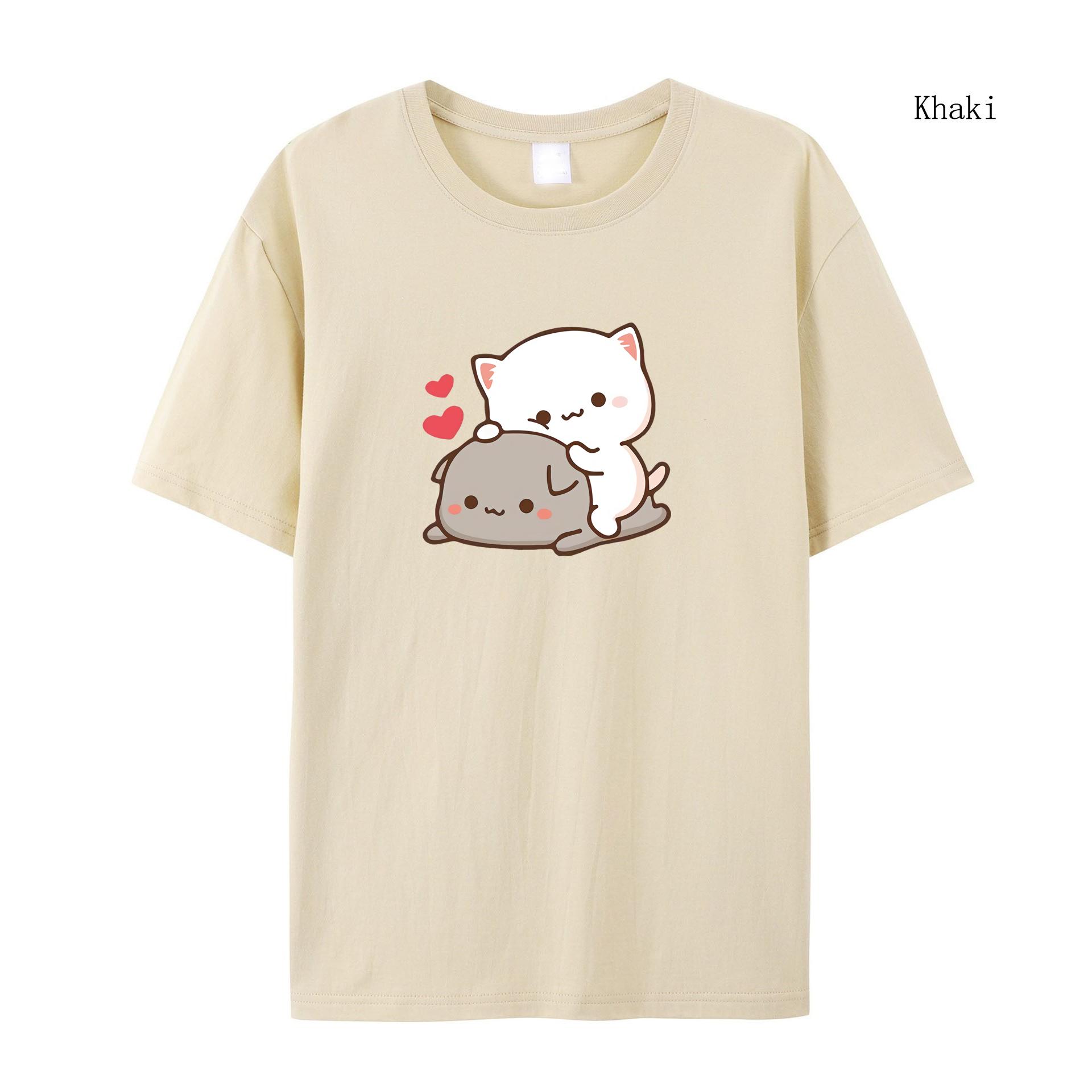 

Літня футболка з короткими рукавами Жіноча футболка Kawaii Girl Аніме Футболка з короткими рукавами Harajuku Велика повсякденна футболка Cute Valent 2XL