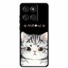 For Motorola G67 Power 5G 2025 Case Shockproof Soft Black Silicone Cute Cat Coque For Moto G67 Power Case 6.7" Cartoon Bumper