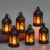 LED Mini Hexagonal Wind Light Simulation Electronic Candle Light Decorative Atmosphere Lamp Small Ornament for Home Party Decor