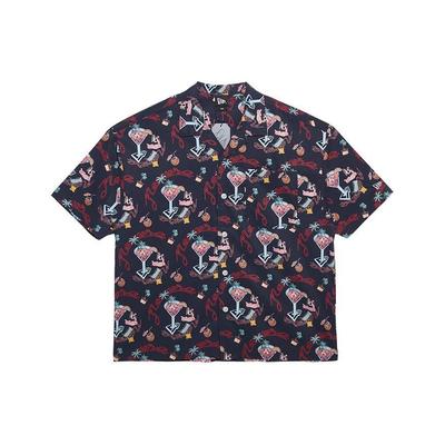 SS22 All Over Print Short Sleeve Shirt Unisex Shirts Black 13280293