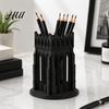 Makeup Brush Holder for Vanity Gothic Pen Holder, Cathedral Style 3D Printed Desk Organizer, Storage Cup Brushes, Pencils, Accessories Home