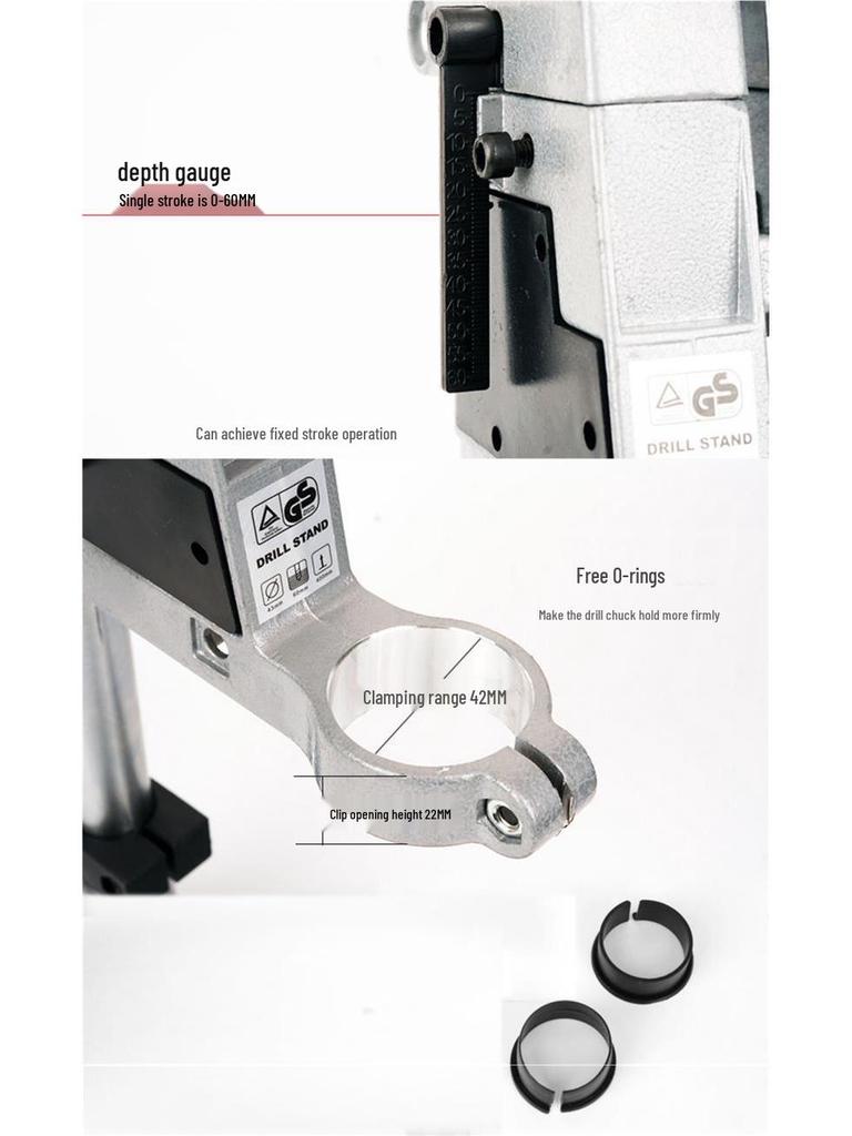 Universal Multifunctional Hand Drill Stand - Miniature Drill Press for Household Use