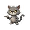 Cute Cartoon Animal Toilet Sticker Flush Please Toilet Tank Sticker Self-Adhesive PVC Bathroom Wall Decal for Washroom