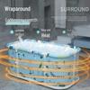 Folding Heated Bubble Bath Tub for Adults & Children