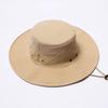 Unisex Sun Protection Wide Brim Bucket Hat - Breathable, Lightweight, Perfect for Outdoor Activities & Fishing