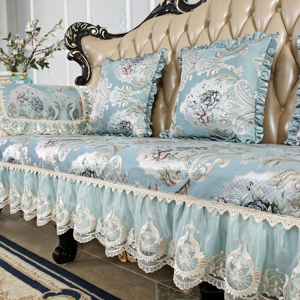 European Sofa Cushion, Seat Cushion, French Four-Season Universal Light Luxury, American Retro Sofa Cover Towel