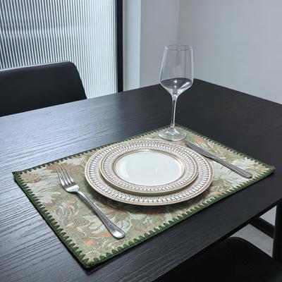 Cotton Linen Washable Table Pads 12x18 Inch Dining Room Kitchen Home Restaurant Decor Placemats
