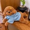 Hoodie Teddy Dog Plush Toy Cute Cartoon Collar Animal Doll Girl Gift Birthday
