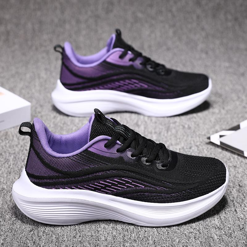 Girls' running shoes Girls' high school students' military training sneakers Women's junior high school students' lightweight shock-absorbing soft-so