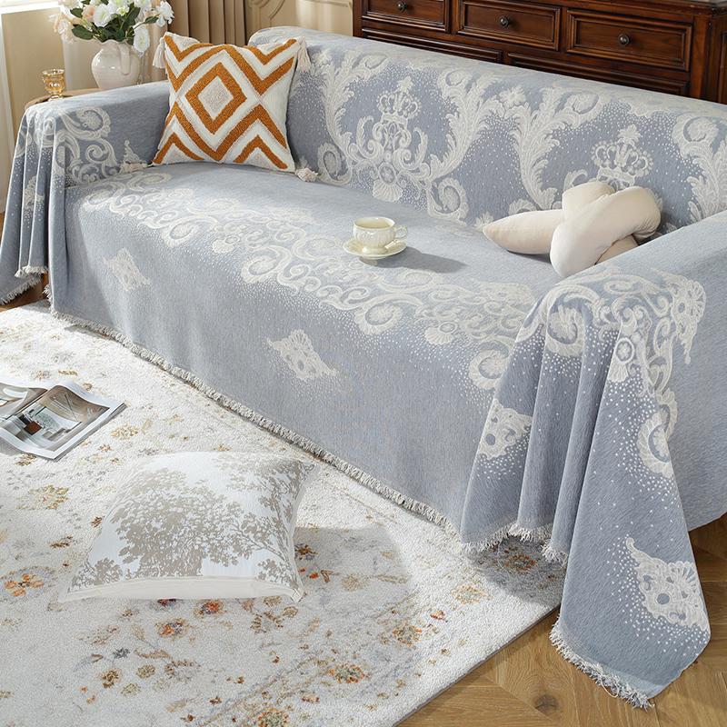 

Подушка для дивана из синели. Современная простая подушка для дивана, устойчивая к кошачьим царапинам. Универсальное нескользящее высококачественное полотенце на спинку дивана для всех сезонов. 180*230cm