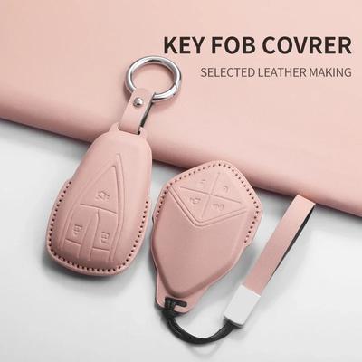 For Changan Deepal S7 SL03 2025 2025 Control Protect Cover Durable Accessories PU Leather Car Key Case Cover