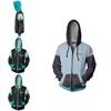 Gemütlicher Anime Hatsune Miku Vocaloid Hoodie mit lebhaftem 3D-Grafikdesign für Komfort