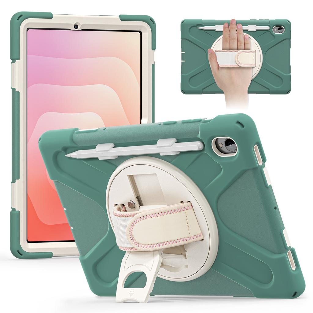 Armor Kids Case For Samsung Galaxy Tab S11 11 Inch SM-X730 SM-X736 SM-X736B Tablet Cover Hard PC Stand Shockproof With Strap