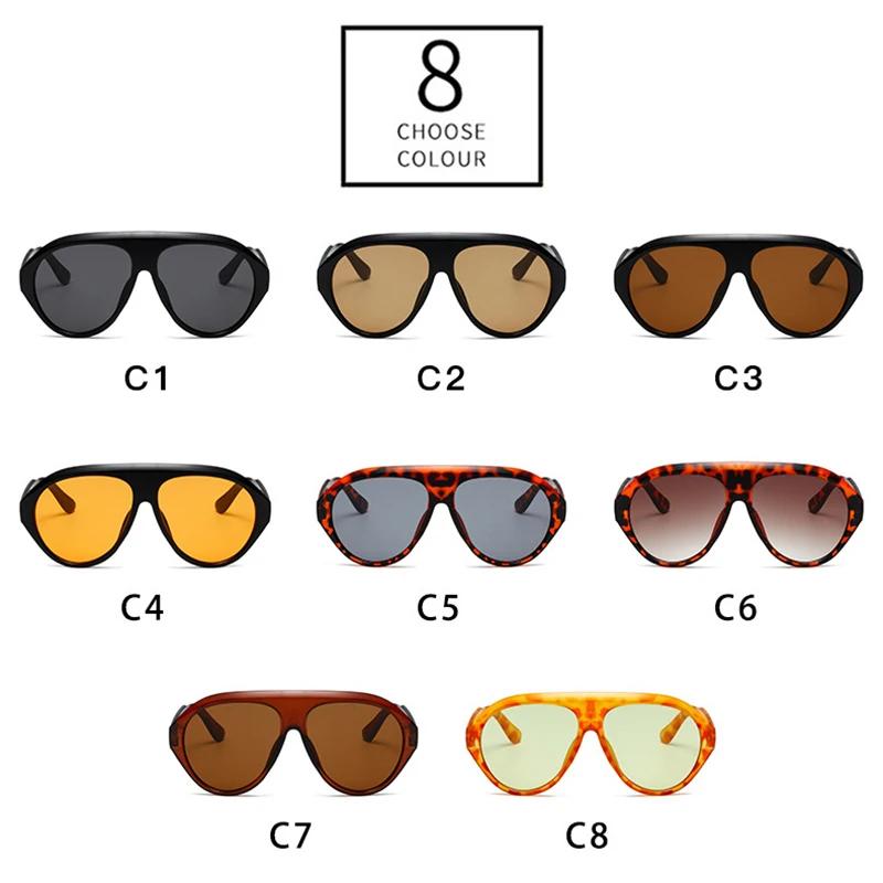 Oversized Pilot Sunglasses Women Vintage Shades Uv400 Men Outdoor Sports Driving Gradient Sun Glasses Eil Homme