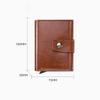 Men Women Unisex Minimalist ID Bank Credit Card Holder Case Slim Mini Aluminum Men Pop-Up Wallet Travel Cardholder Purse