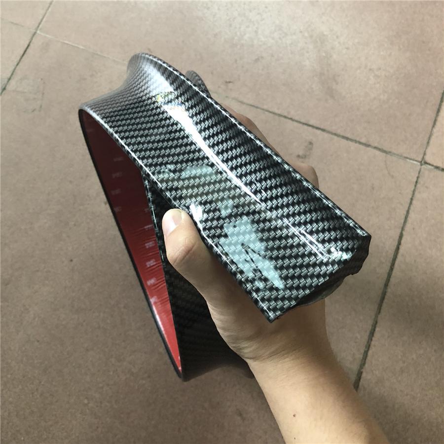 For Wide-Body Side Skirt 2M*4Cm (Pair)-Carbon Fiber tion