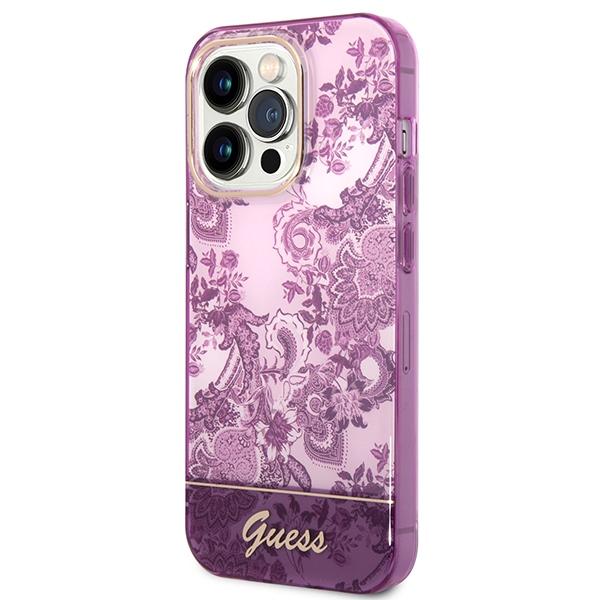 Guess Guhcp14Xhgplhf Iphone 14 Pro Max6,7 Fuksja/Fuschia Hardcase Porcelain Collection