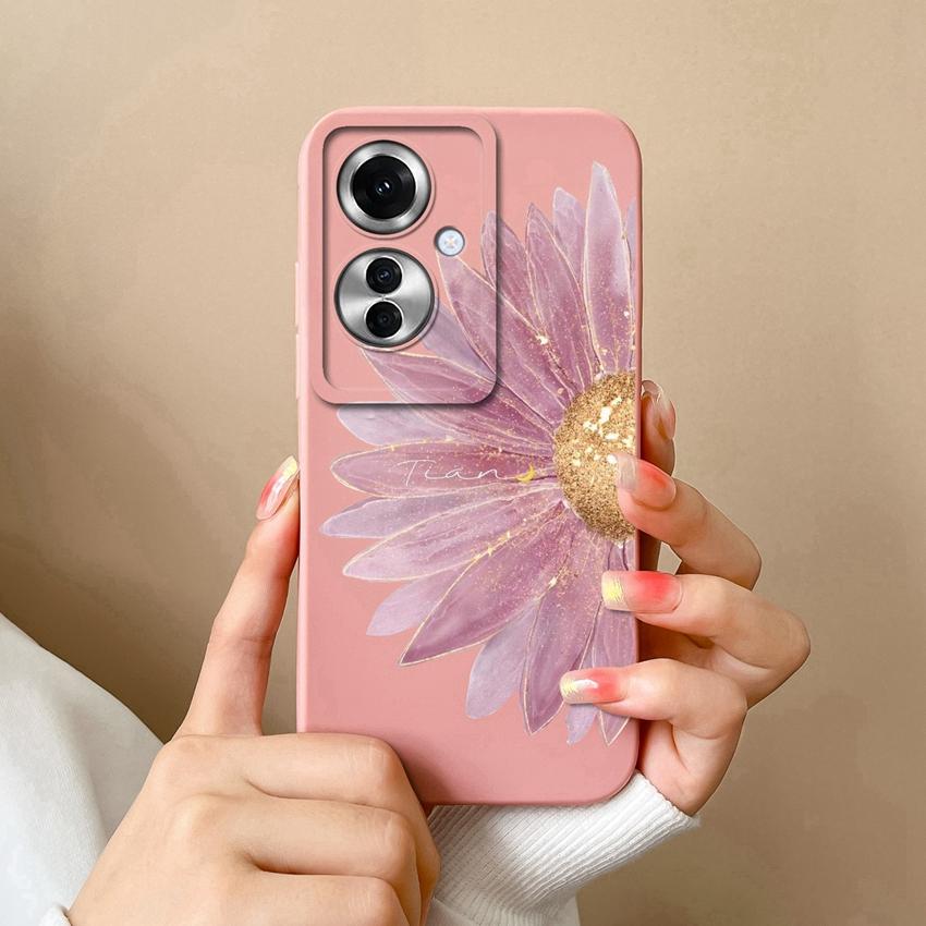 Sacs pour téléphone pour Oppo F25 Pro F23 Realme C20 C25 C30 C31 C33 C35 Narzo N53 N63 Motif Arbre de Coco de Plage Étui de Protection en Silicone Liquide pour Coque Oppo