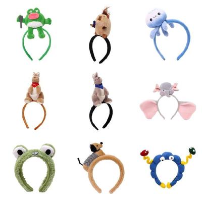 Kids Cartoon Headbands for Parent Kids Various Occasion Outfit Soft Comfortable Plush Hairband For Women Face Washing