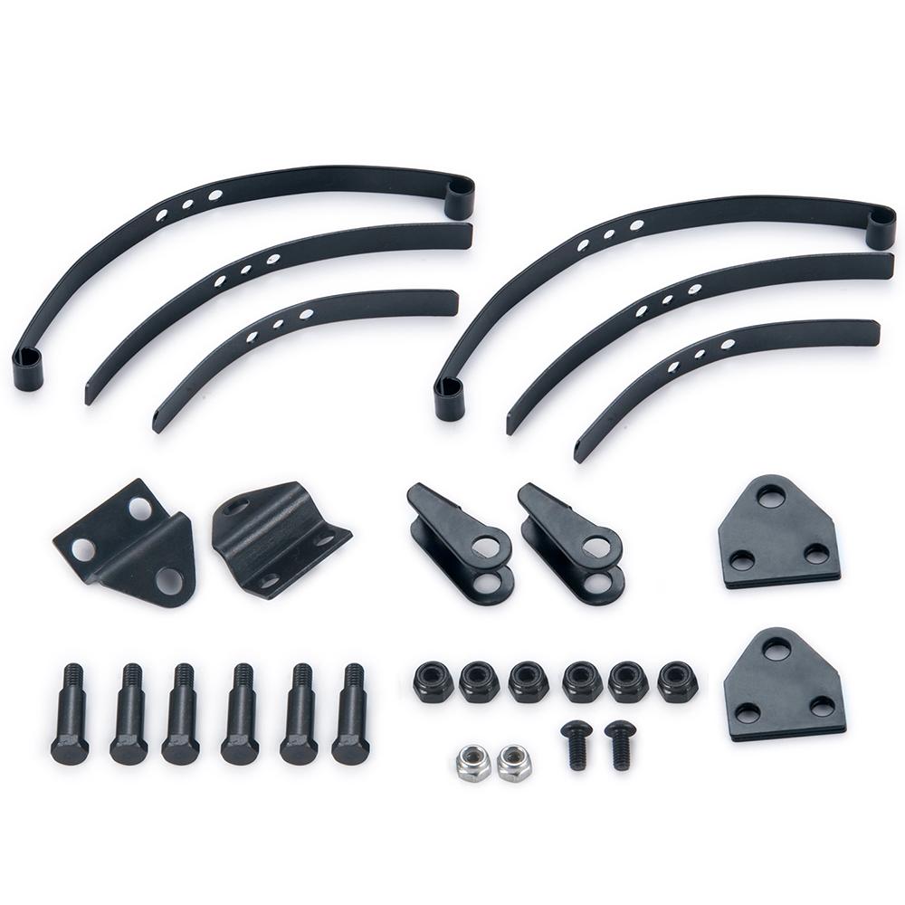 AXSPEED Steel Leaf Spring Suspension Bar Set for 1/14 Tamiya Tractor Truck Trailer Cargo Tow Upgrade Parts