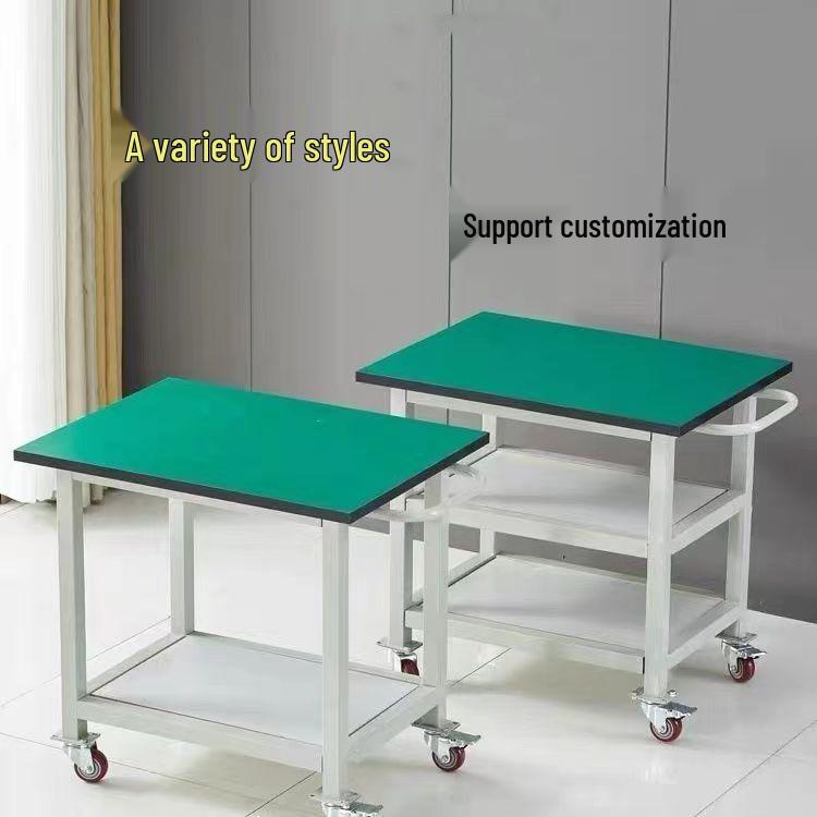 Mobile Anti-Static Workbench with Wheels for Experiments and Inspections