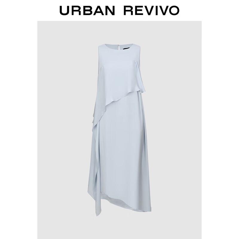 

UR Women s Irregular Layered Sleeveless Long Dress M