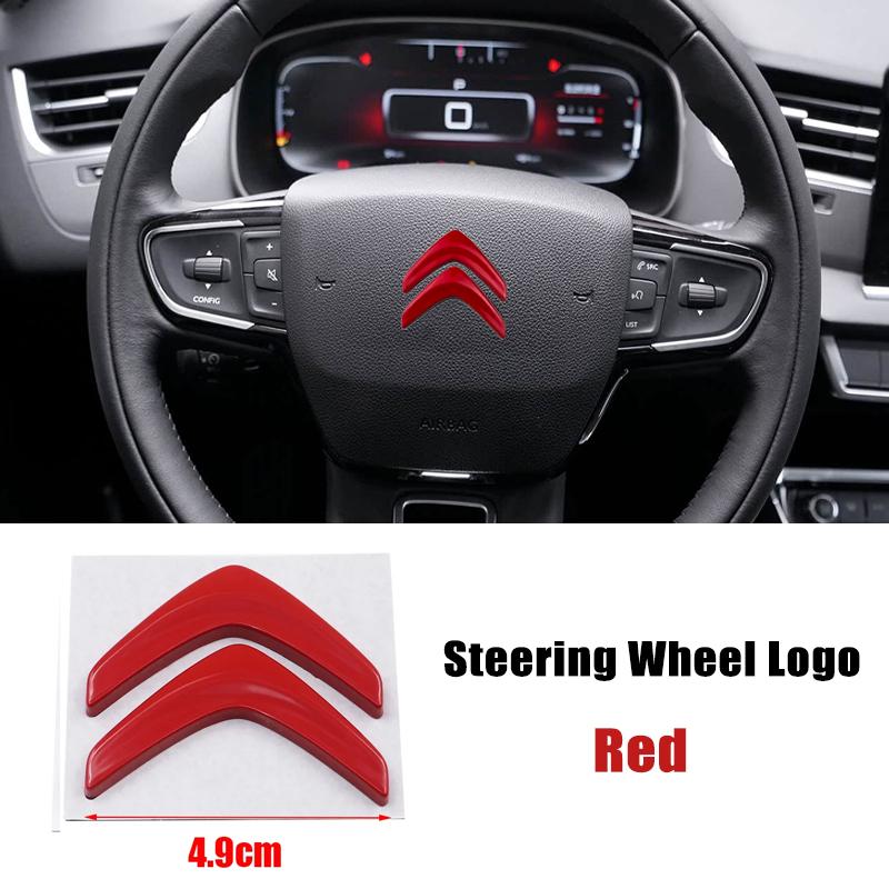 

Metal Car Front Rear Emblem Badge Steering Wheel Badge for Citroën C1 C2 C3 C4 C5 Elysee Picasso Replacement Logo Accessories