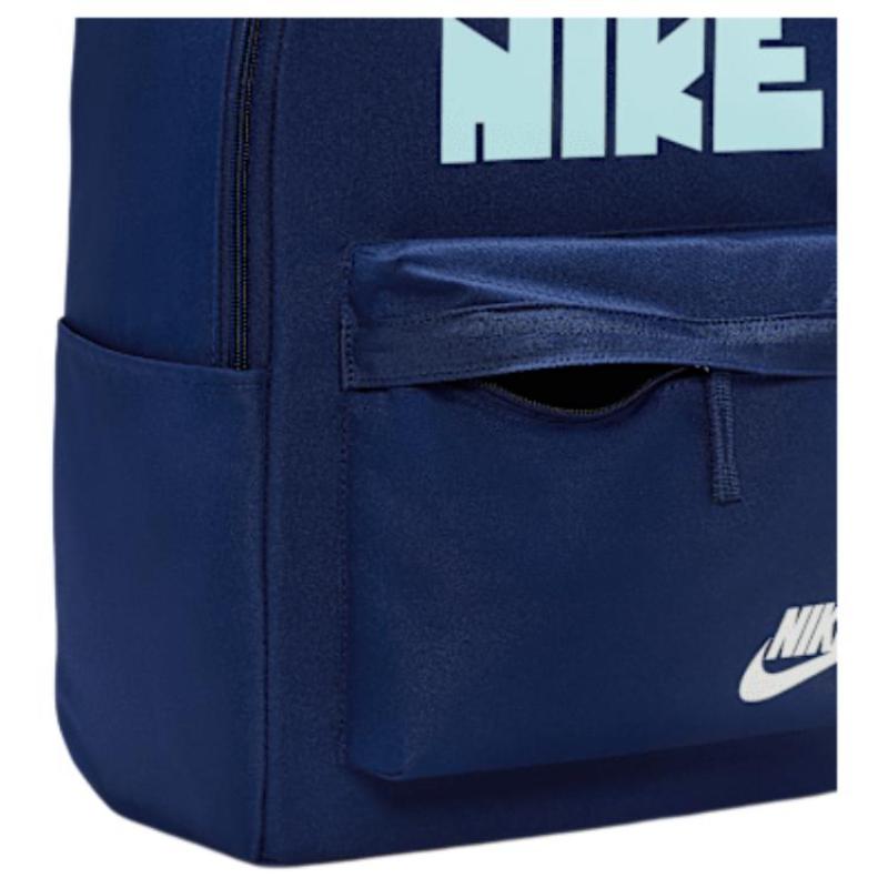 Nike Heritage Polyester Backpack Women's Glacier Blue Casual HV6614-492