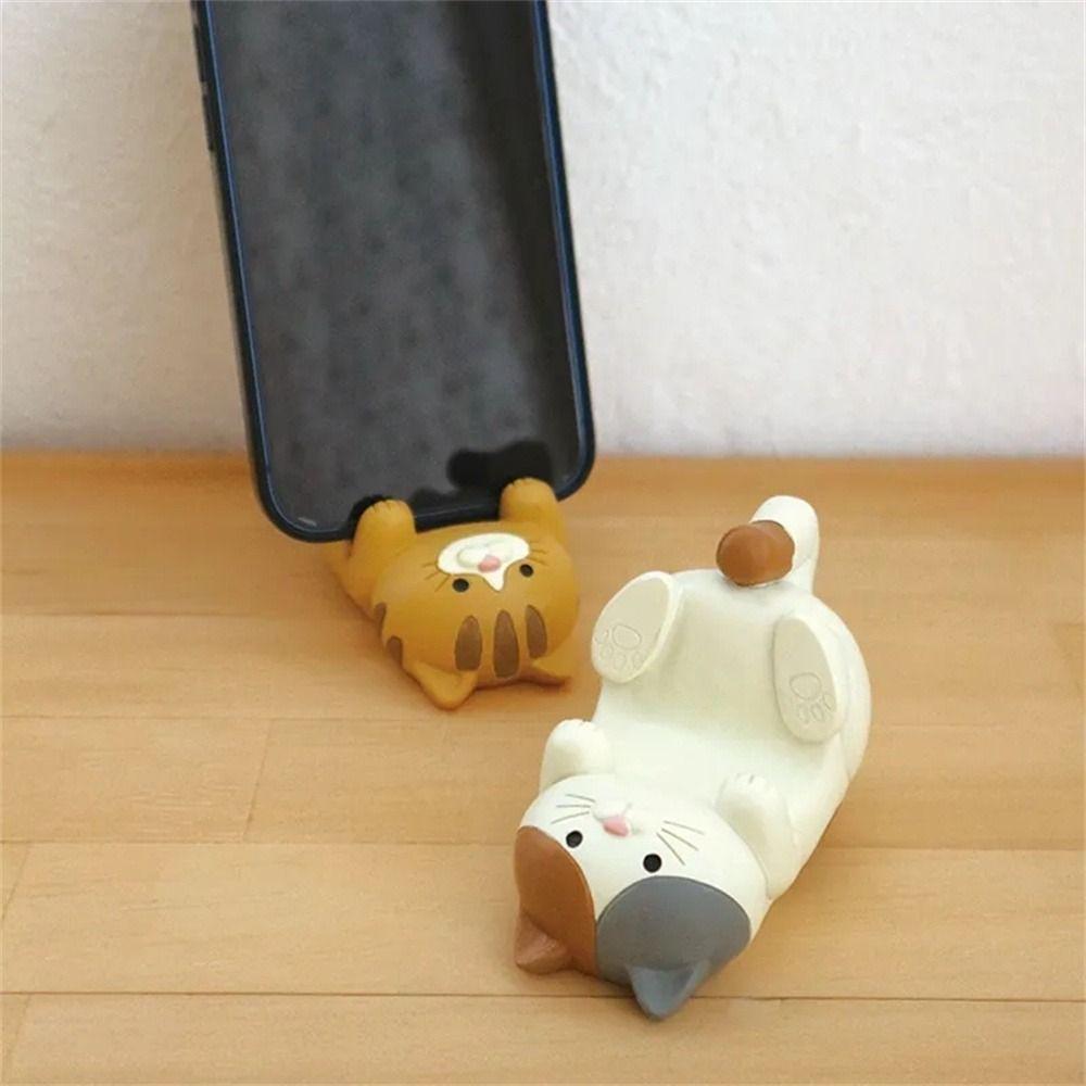 Cat Support Cat Phone Holder Desktop Stand Cat Phone Stand Home Decor