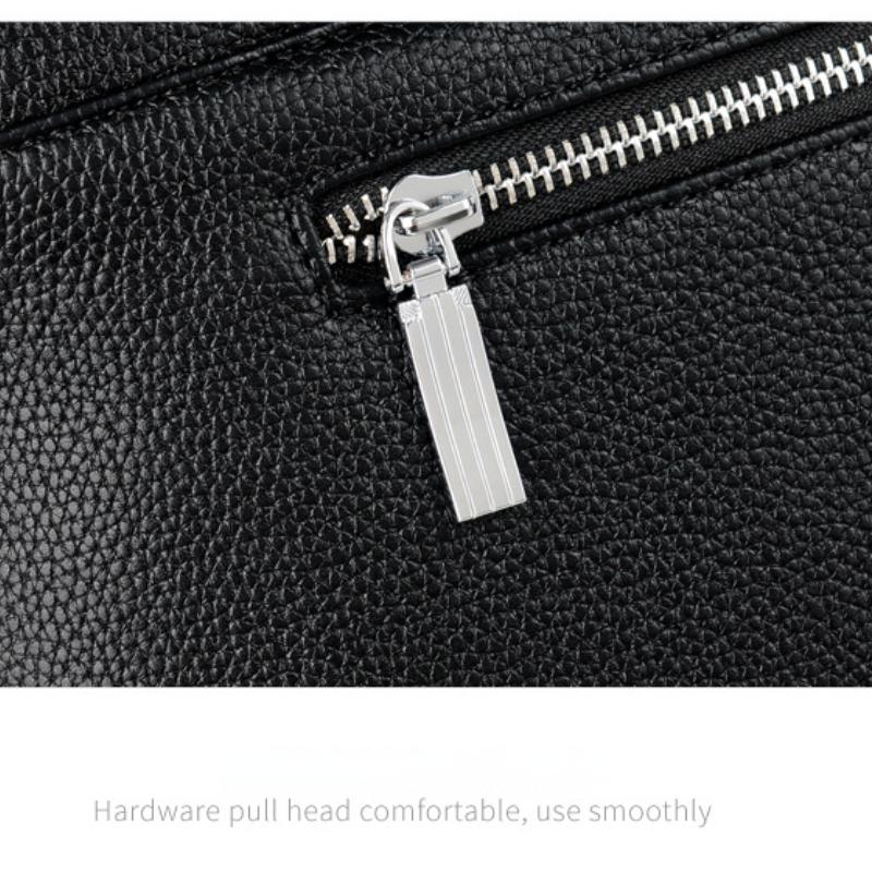 Men's Bag Handbag Soft Leather Large-capacity Casual Business Shoulder Bag Messenger Business Briefcase Men